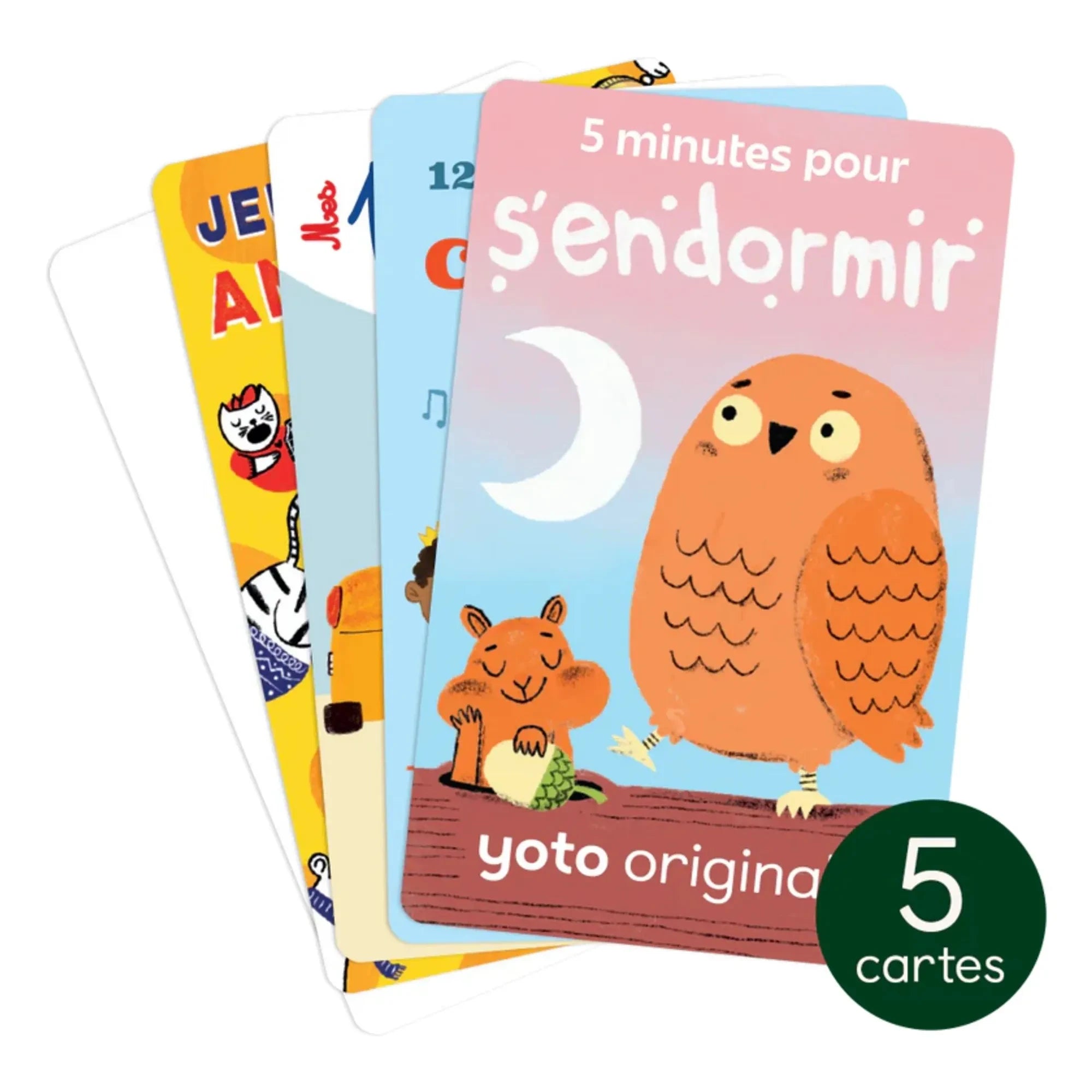Yoto Player - Discovery Cards for Ages 3-7 - Pack of 5