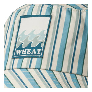 Wheat - Bob Tilo Striped Badge Recycled Fibers | Blue