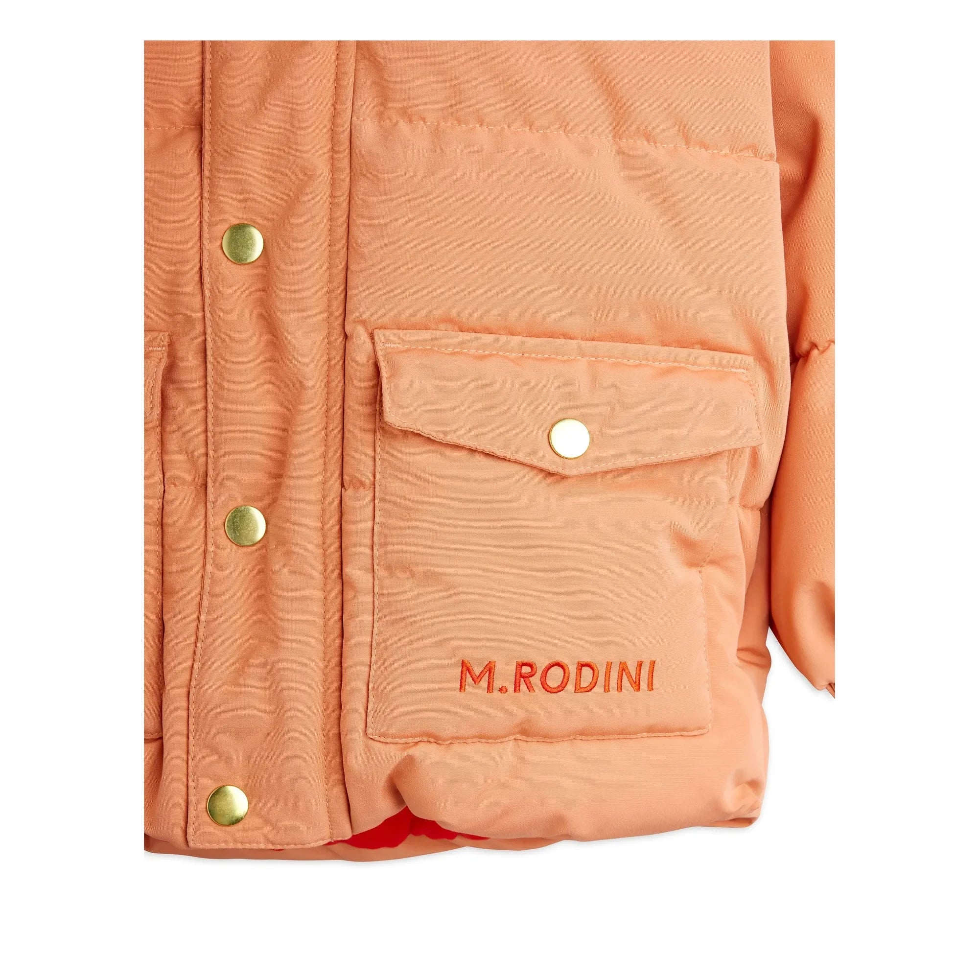 Mini Rodini - Düz dolgulu ceket | Şeftali