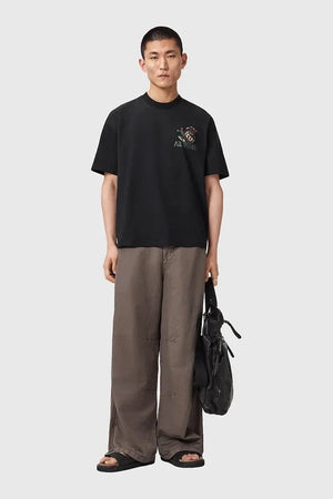 AllSaints Erkek Pamuklu Oversize Tişört CACTI