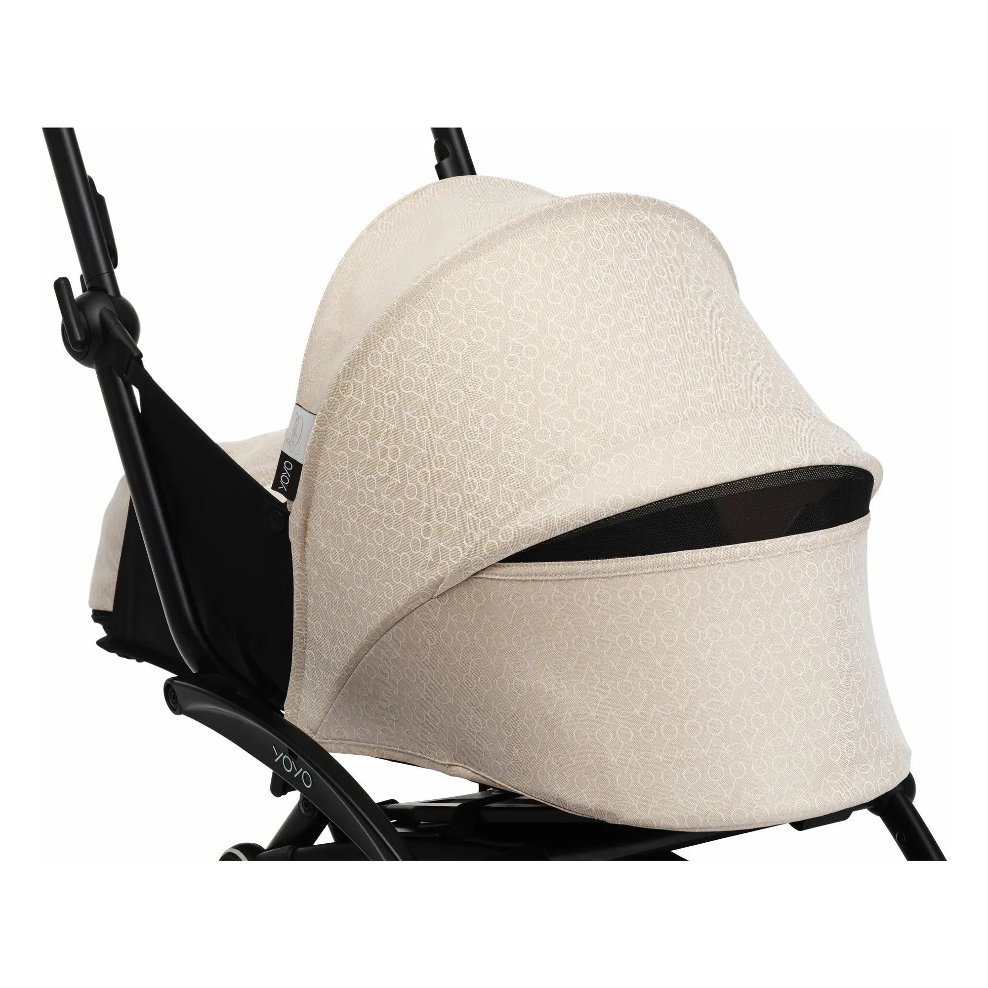 Stokke® - YOYO³ Bonpoint 0+ Newborn Stroller with Black Frame | Beige
