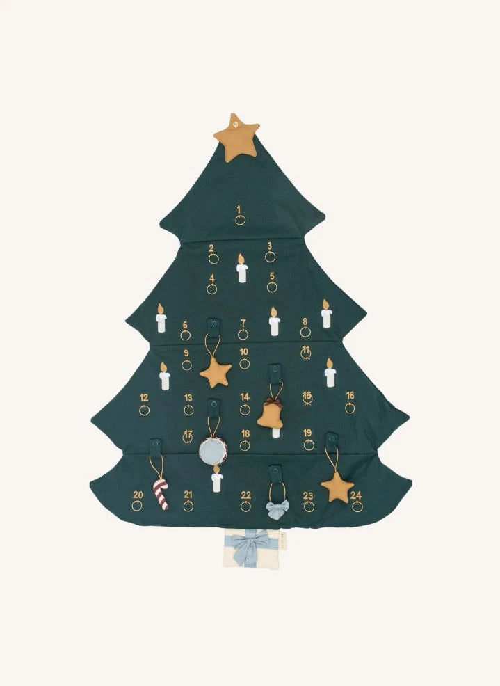 Fabelab - Koyu Yeşil Fir Advent Takvimi