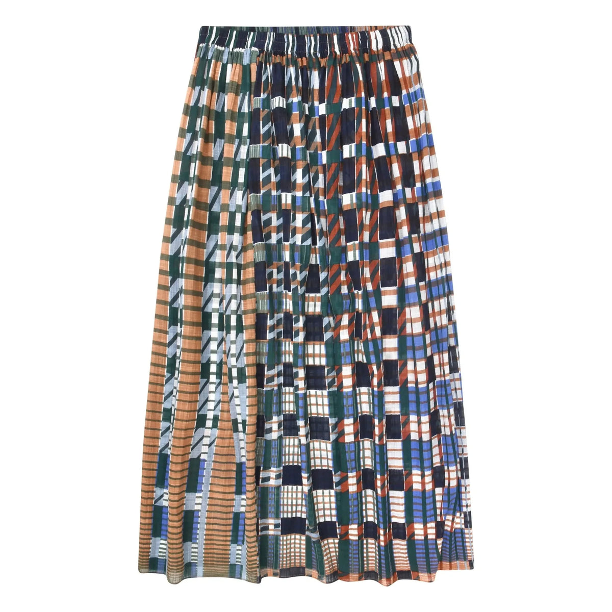 Mapoésie - Romeo Utopie Skirt Flamed Cotton | Blue