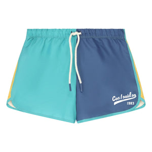Cos I Said So - Colour Blocked Swim Shorts | Blue