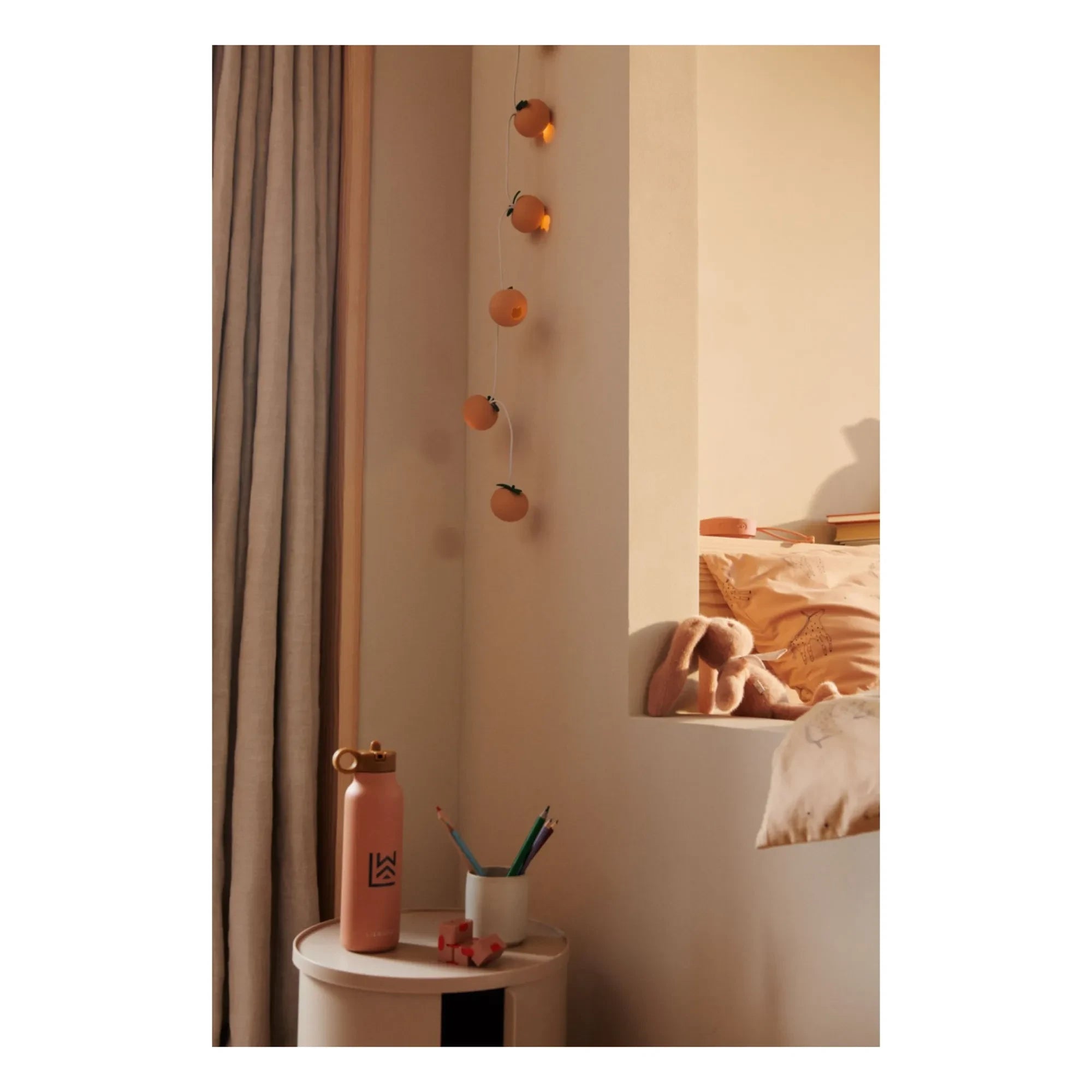 Liewood - Falk Stainless Steel Water Bottle - 500 ml | Tuscany Rose Multi Mix