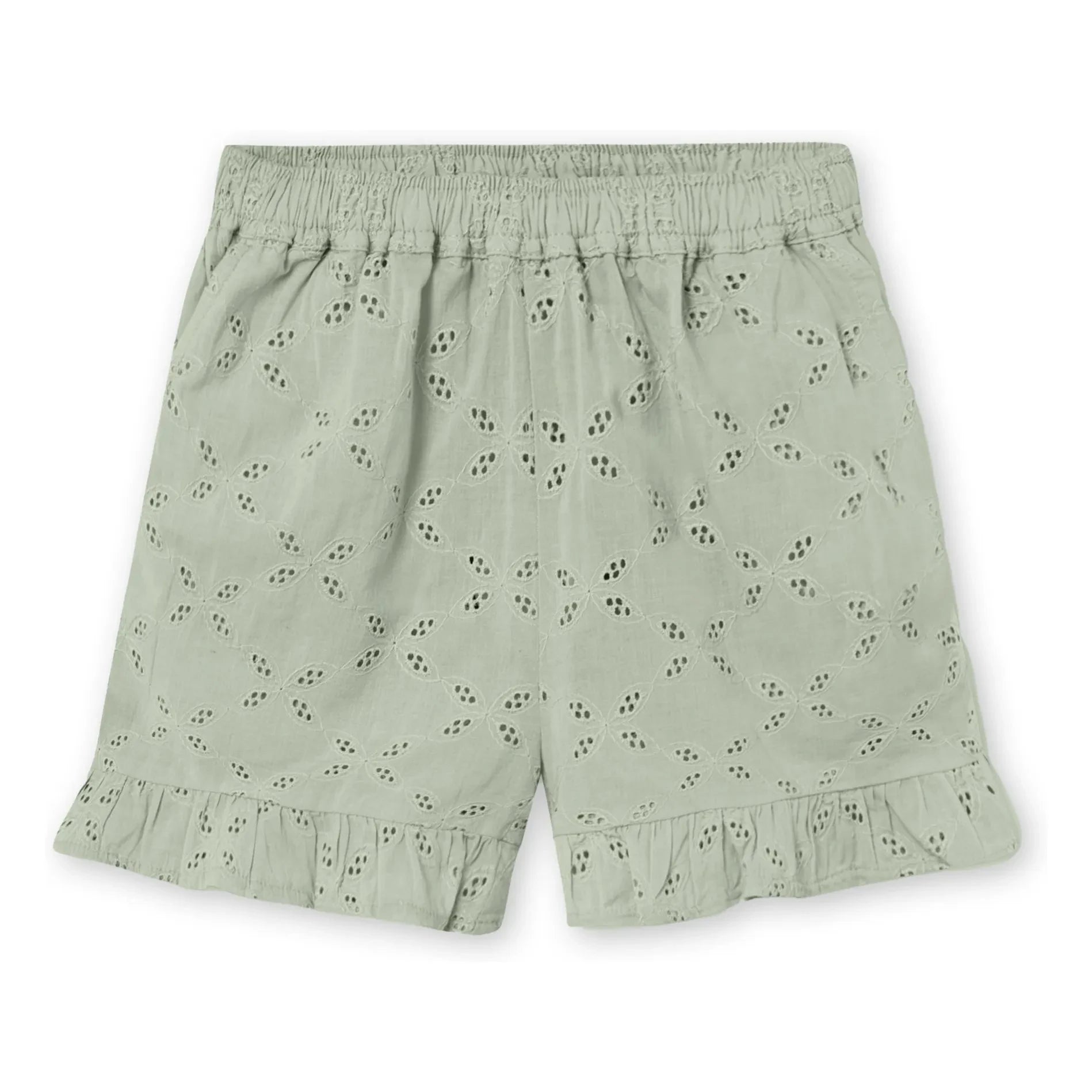 Fliink - Harper Embroidered Shorts | Light gray