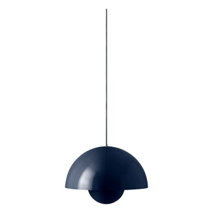 & Tradition - Flowerpot VP2 sarkıt lamba, Verner Panton | Koyu Mavi