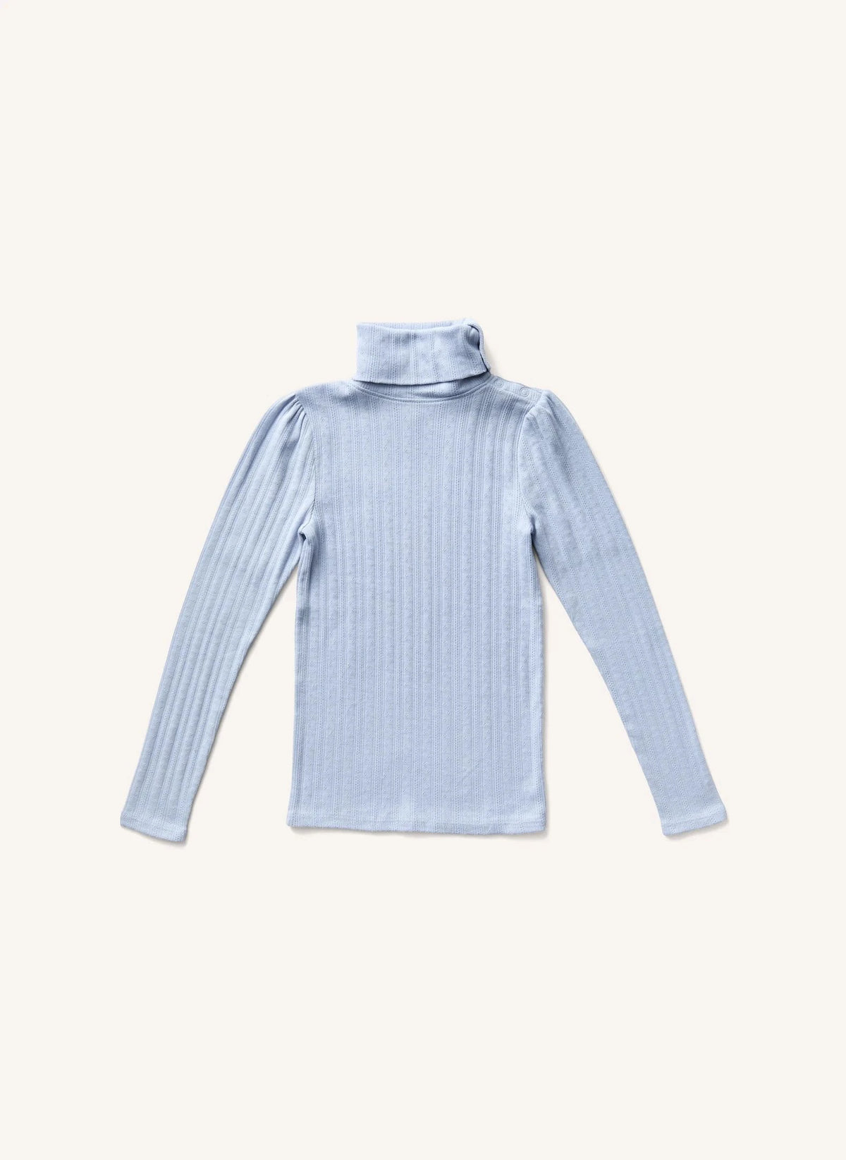 Soor Ploom - Polka Dot Fisherman Collar Puff | Light Blue