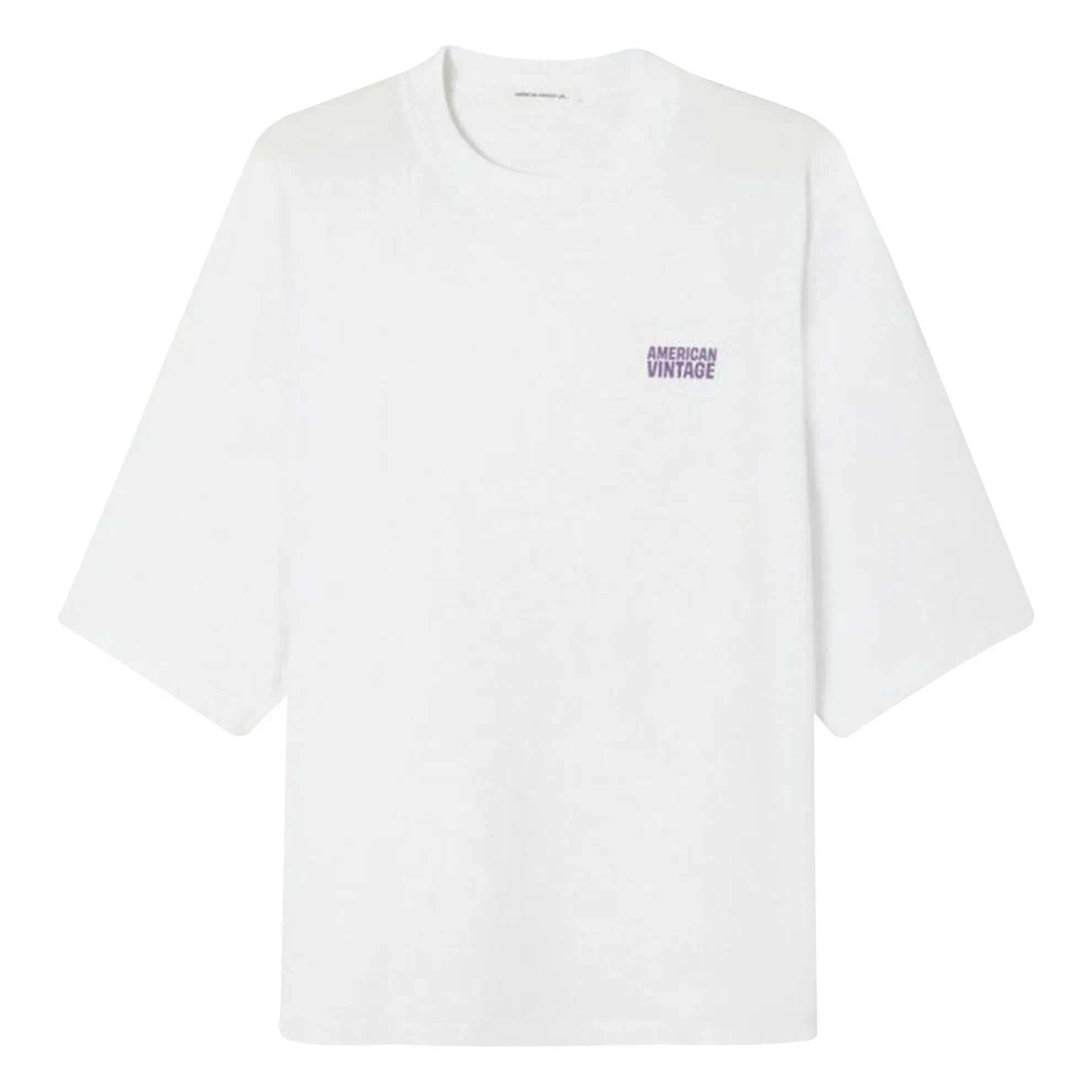American Vintage - Gixy Cotton T-Shirt | White