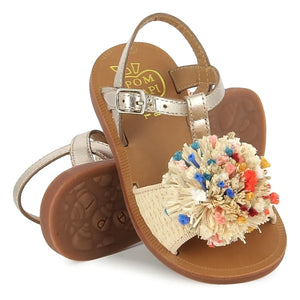 Pom d'Api - Sandaletler Ponpon | Beige