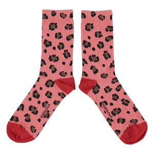 Piupiuchick - Leopar çorap | Pembe
