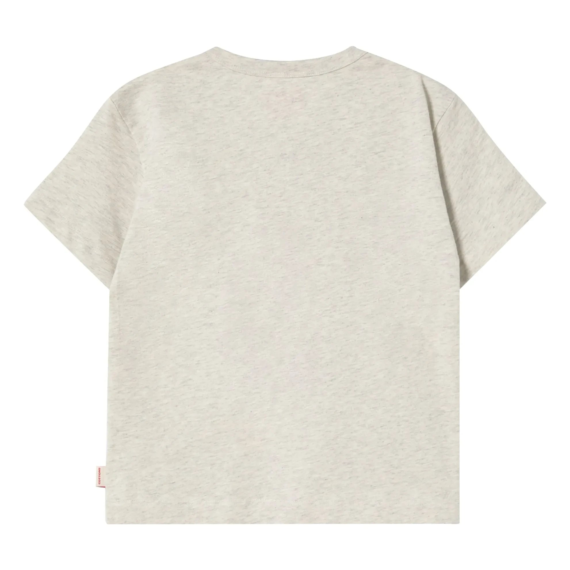 Tinycottons - Tiny & Tiny Dogs Organic Cotton T-Shirt | Heather Beige