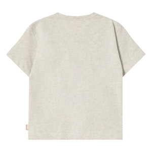 Tinycottons - Tiny & Tiny Dogs Organic Cotton T-Shirt | Heather Beige