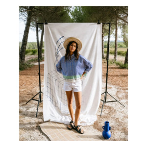 Tinsels - Wooden Striped Shirt | Blue