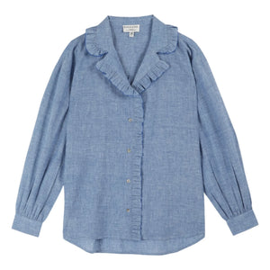 Emile et Ida - Célia Chambray Bluz | Mavi