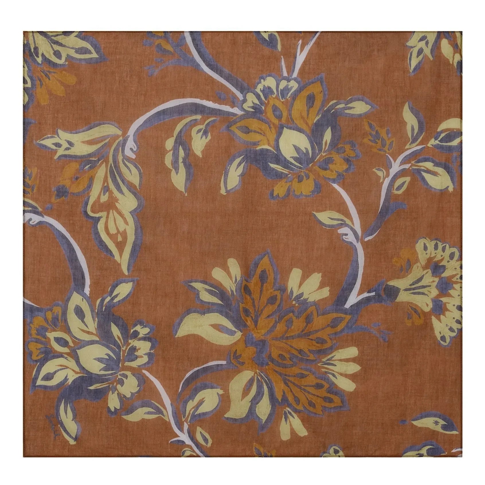 Soleil Soleil - Florienne Organic Cotton Scarf | Brown
