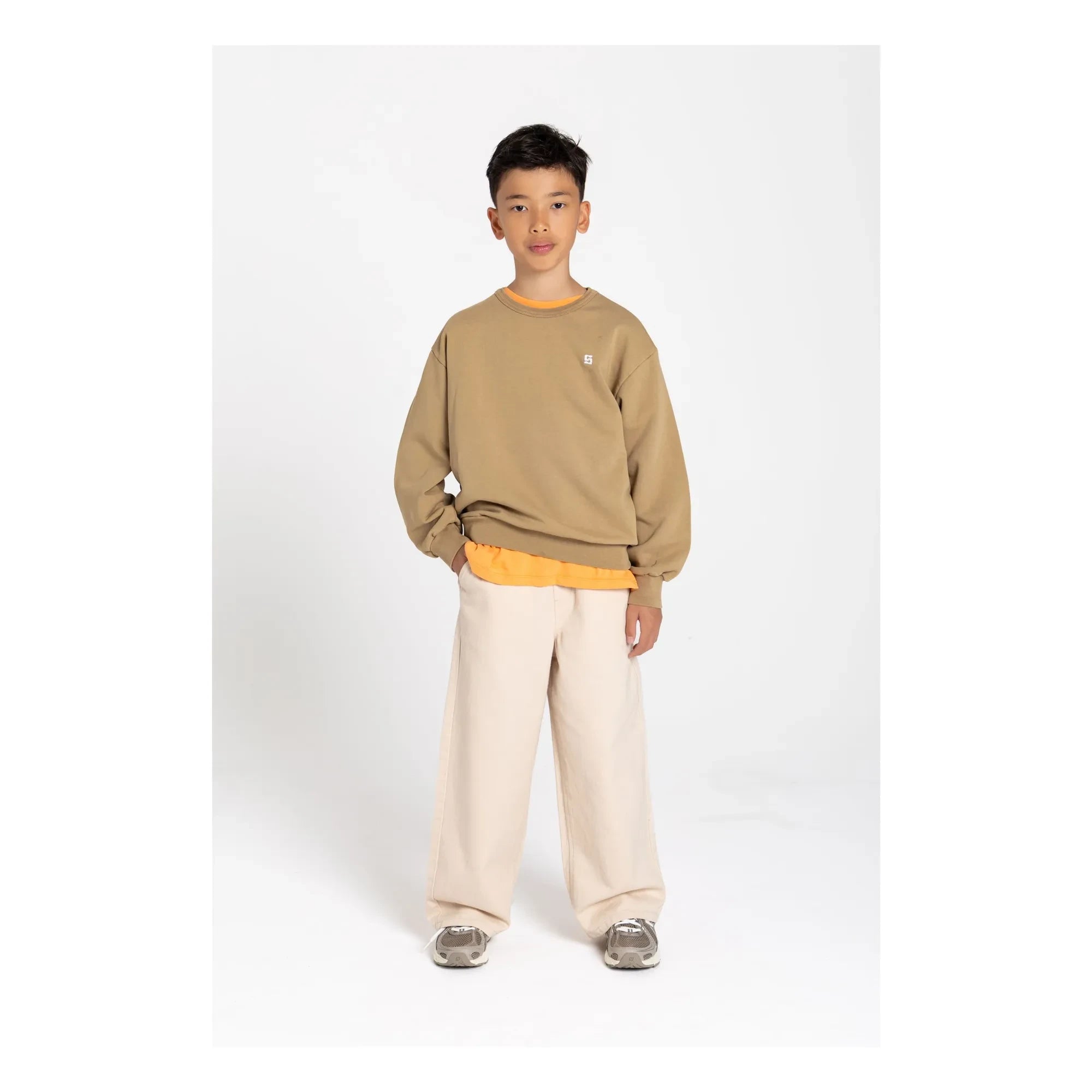 Smallable Kid - Arlo Organic Cotton Sweatshirt | Brown