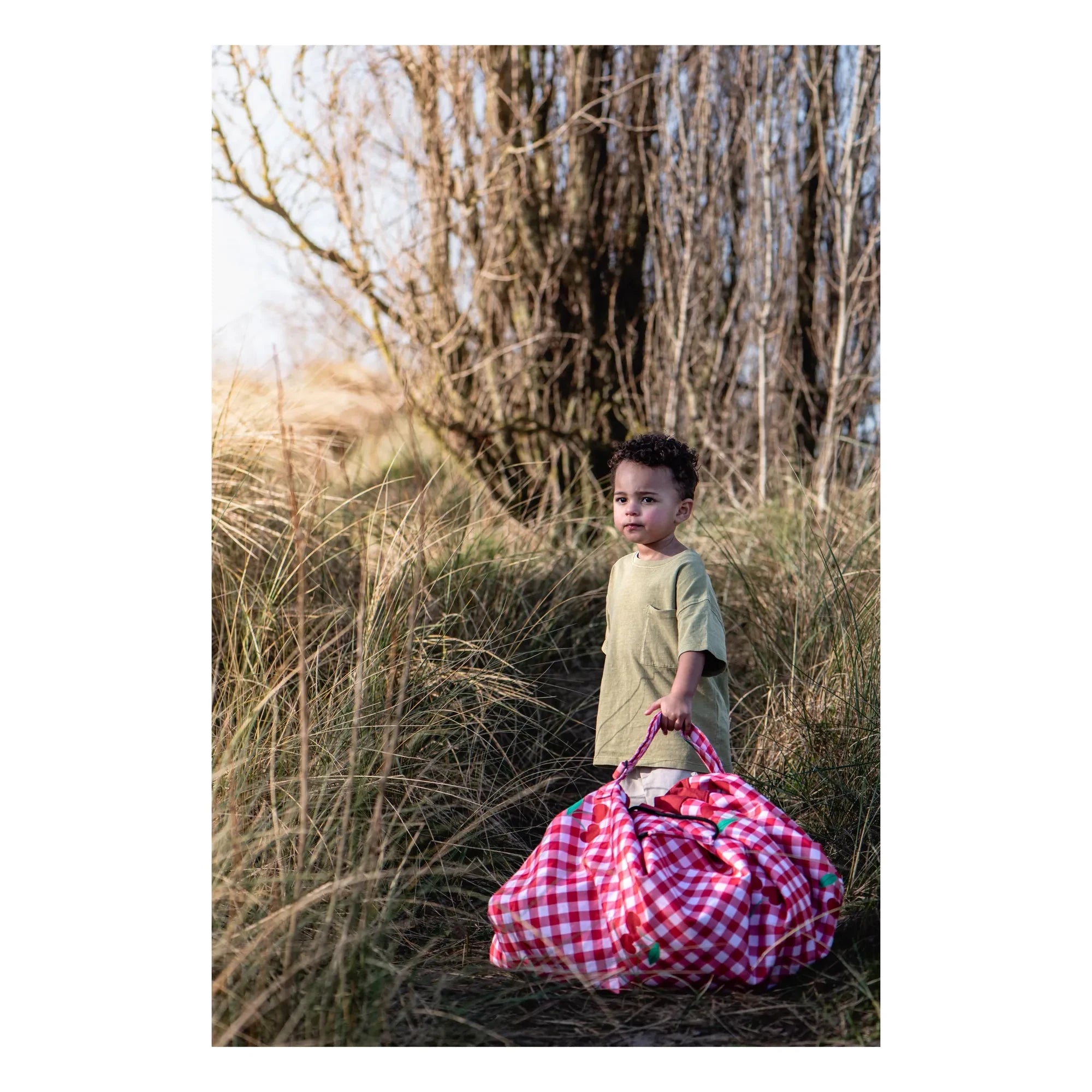 Play and Go - Noomad Outdoor Play Bag / Mat - Picnic | Red