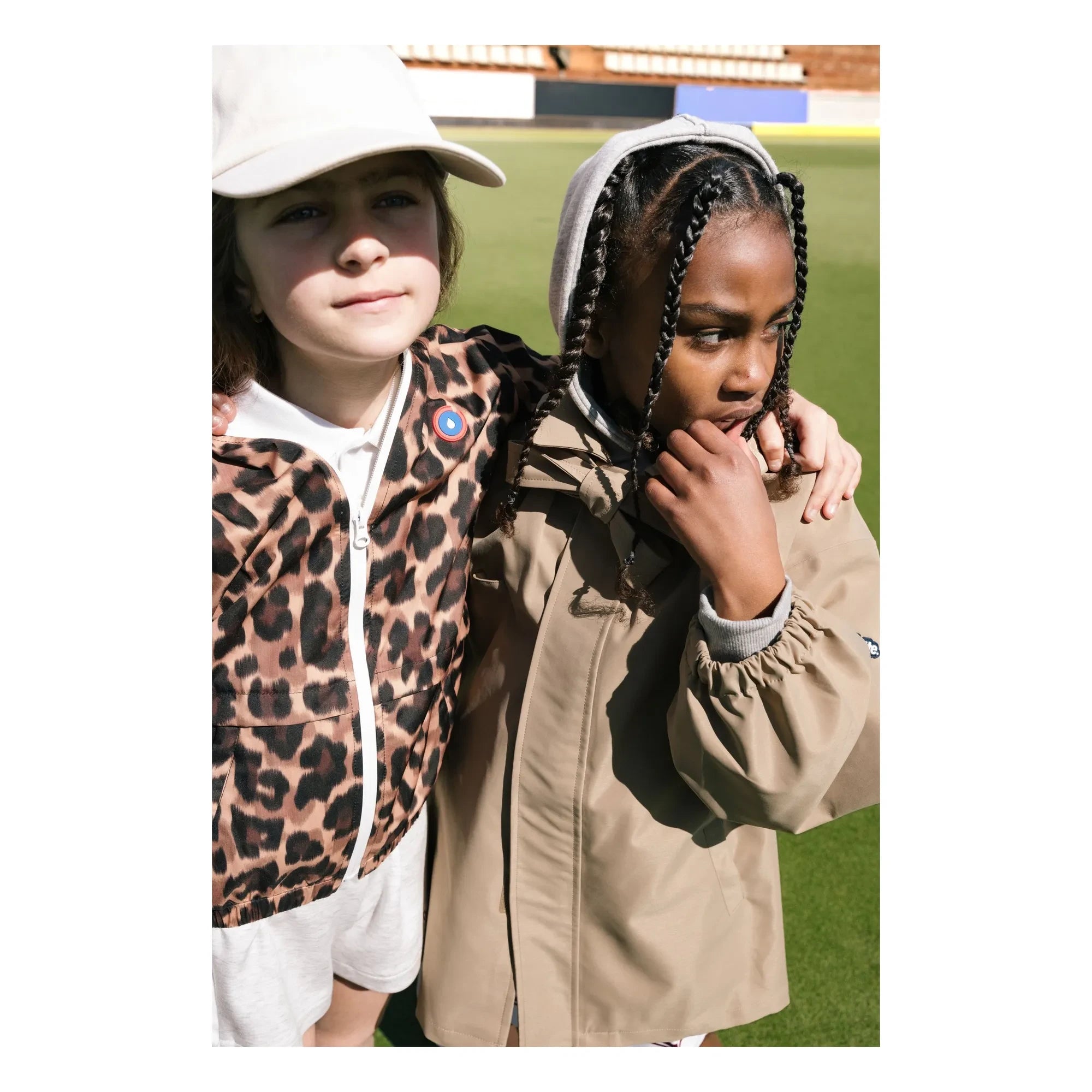 Flotte - Waterproof Windbreaker Bastille Leopard Recycled Fibers | Brown
