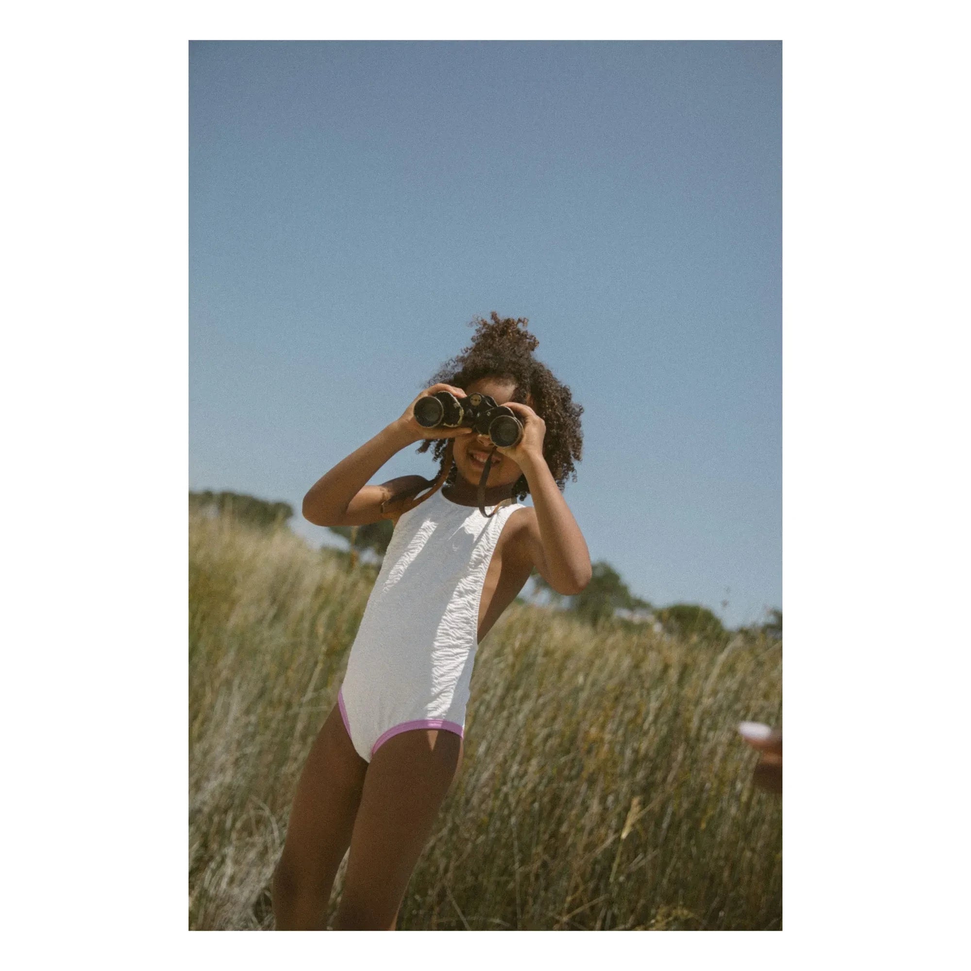 My First Cantê - Emma Wavy Textured Swimsuit | White