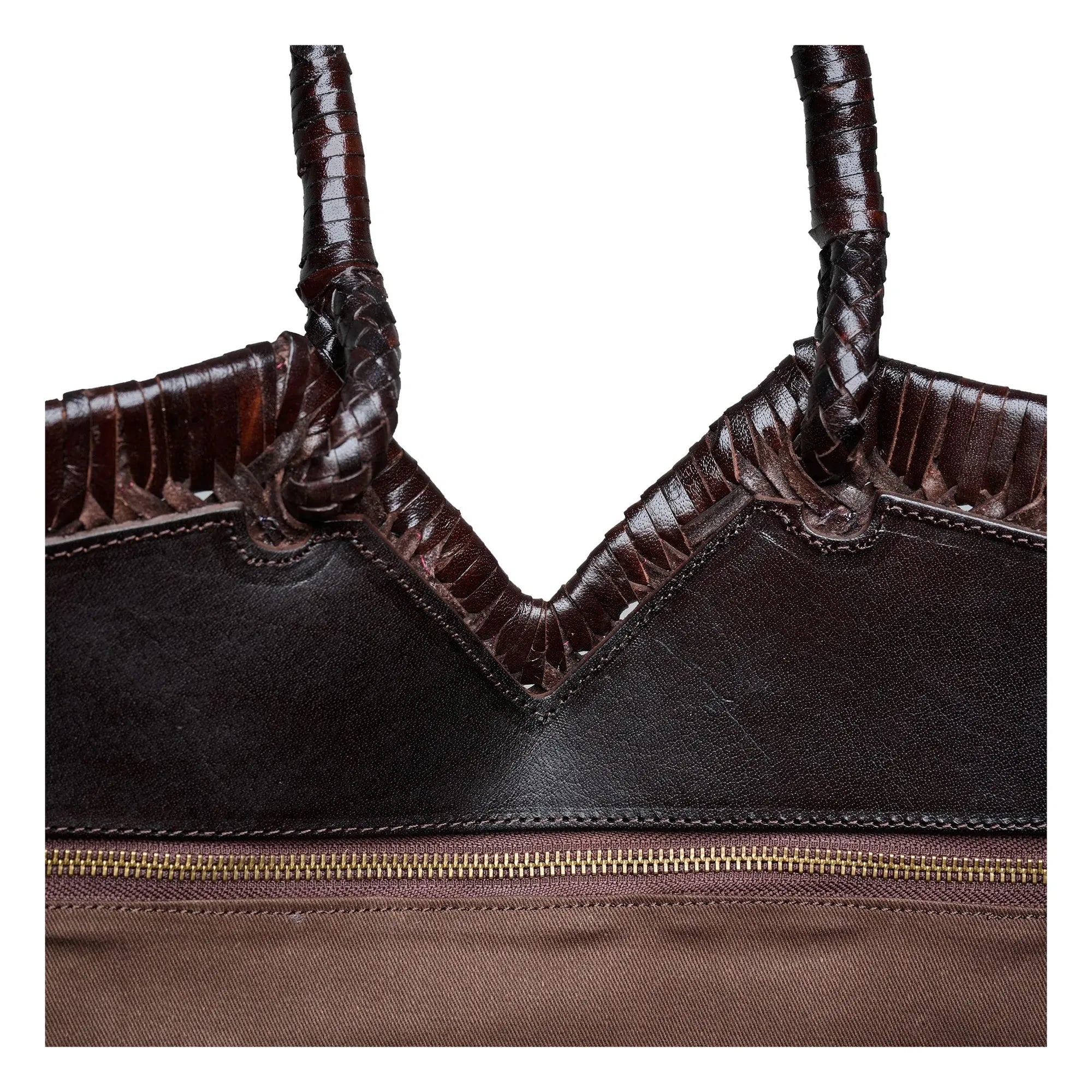 Vipera - Crudelia Leather Tote | Chocolate