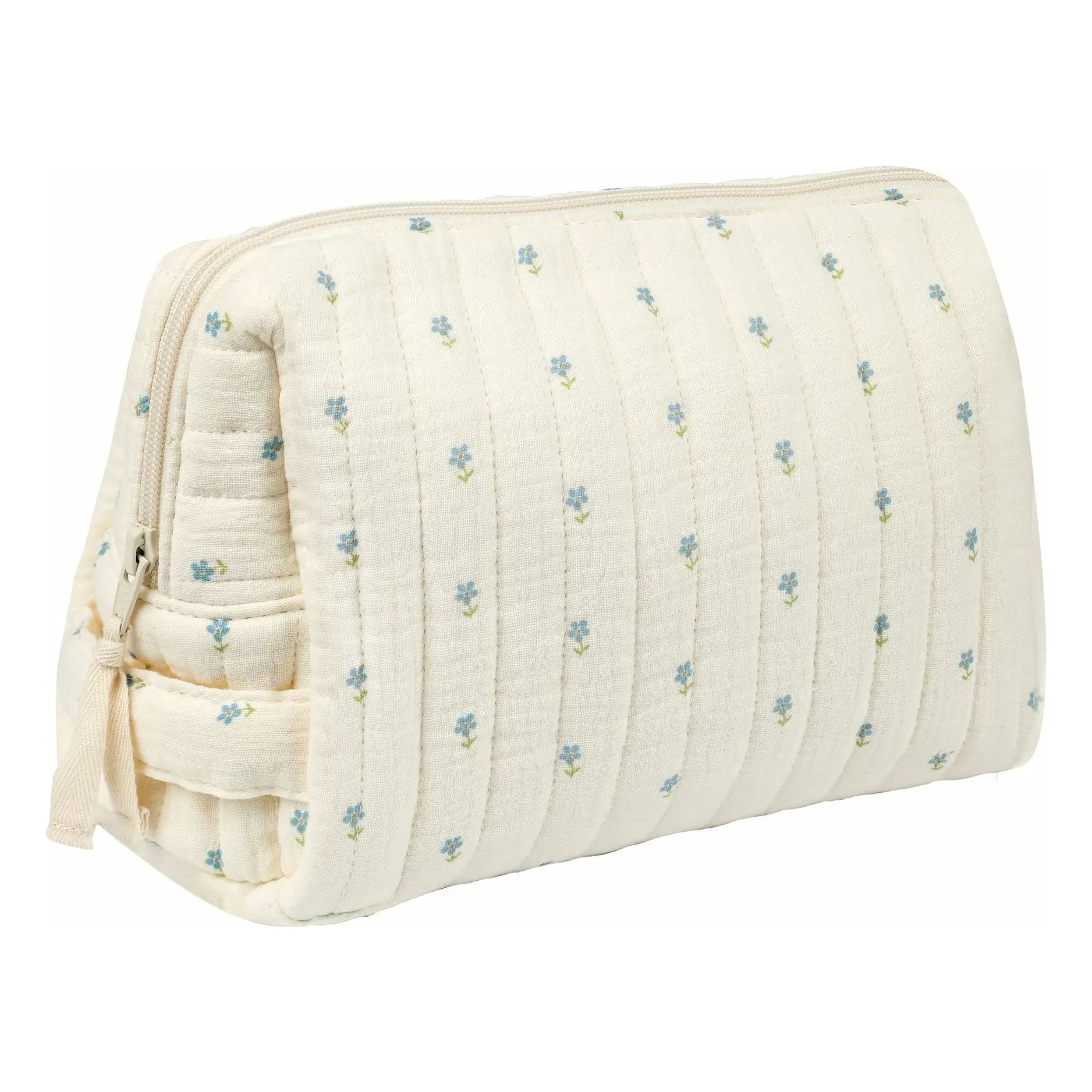 Soft Spot - Periwinkle Organic Cotton Cosmetic Bag | Blue
