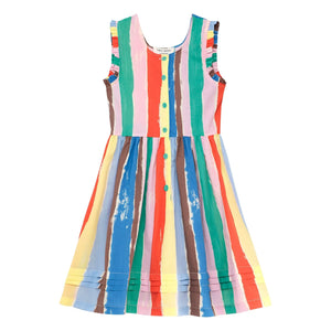 True Artist - Striped Dress | Blue