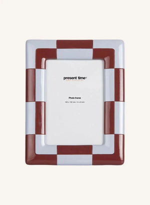 Present Time - Firenze Photo Frame | Burgundy