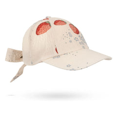 Konges Sløjd - Ava Strawberry Organic Cotton Hat | Beige