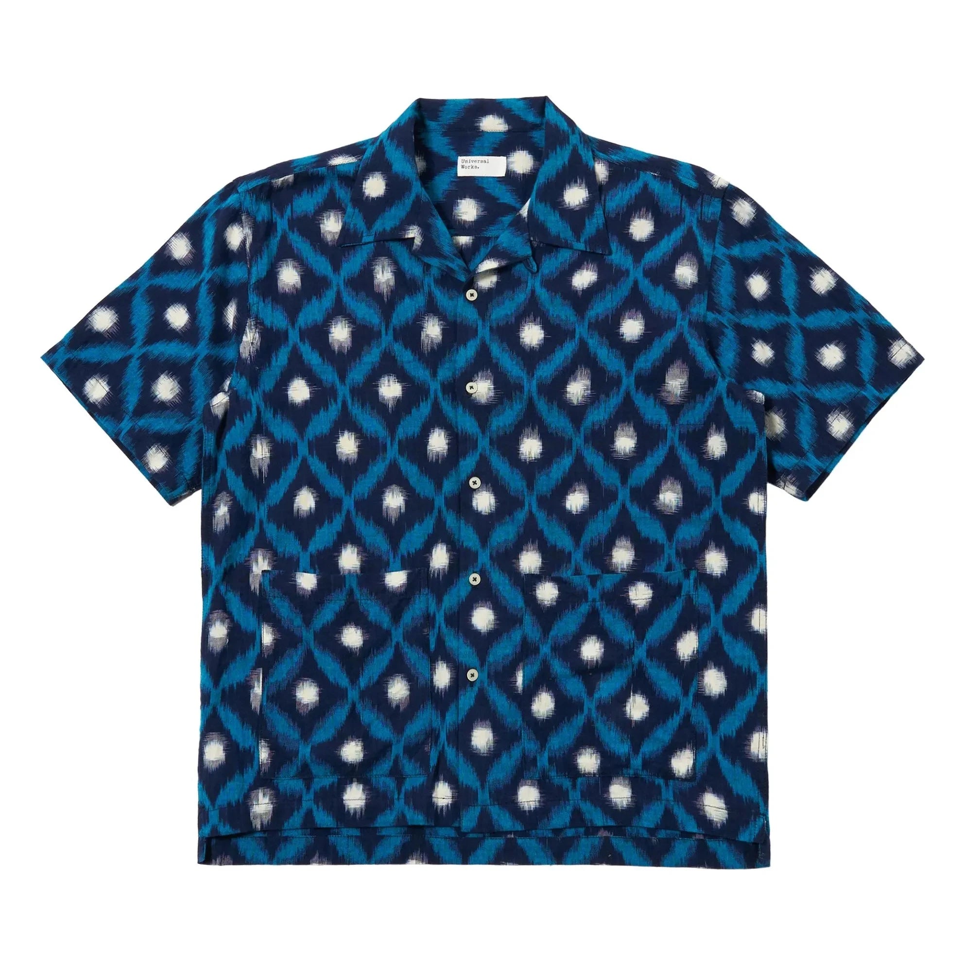 Universal Works - Chemise Deck Diamond | Dark Blue