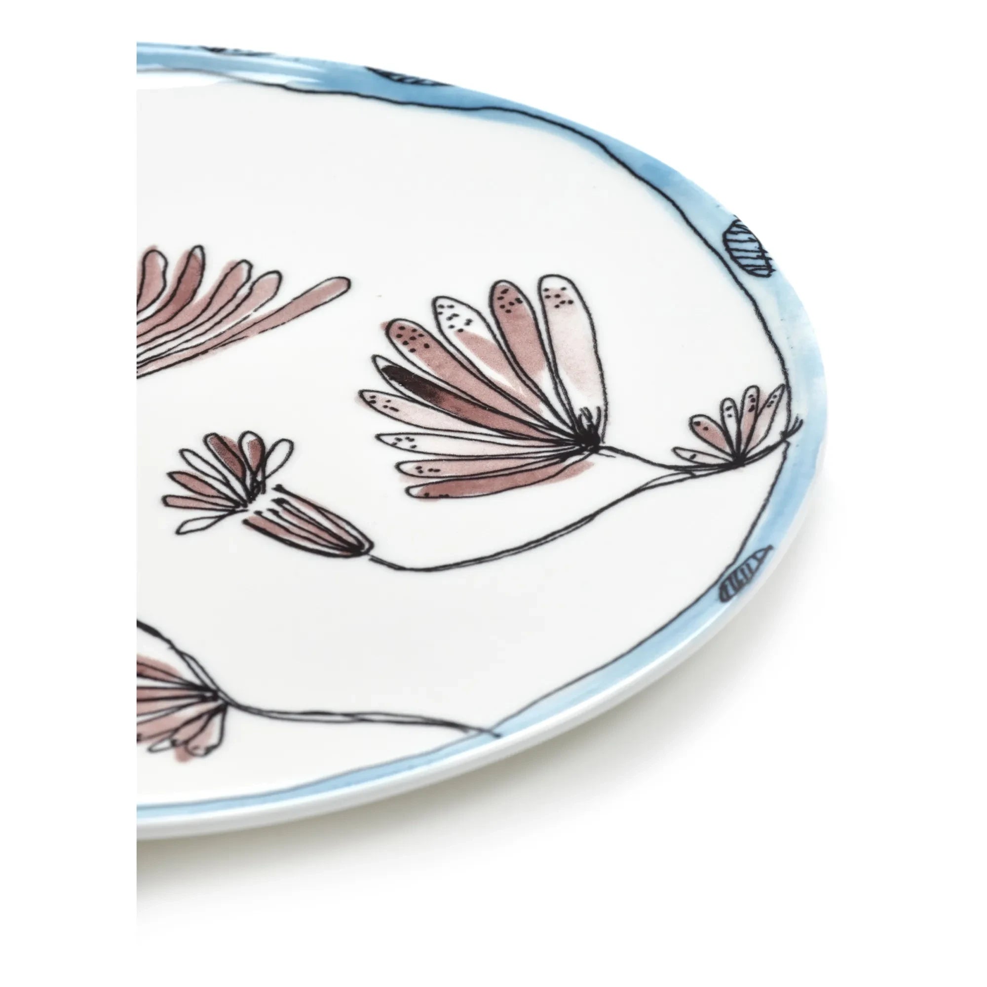 Serax - Camellia Plates, Serax for Marni - 2-Piece Set | Aubergine