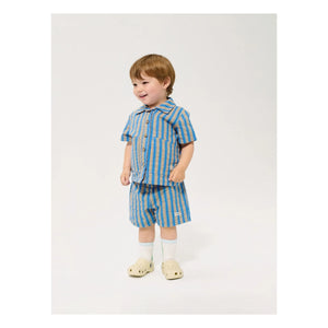 Bobo Choses - Striped Baby Shirt | Blue