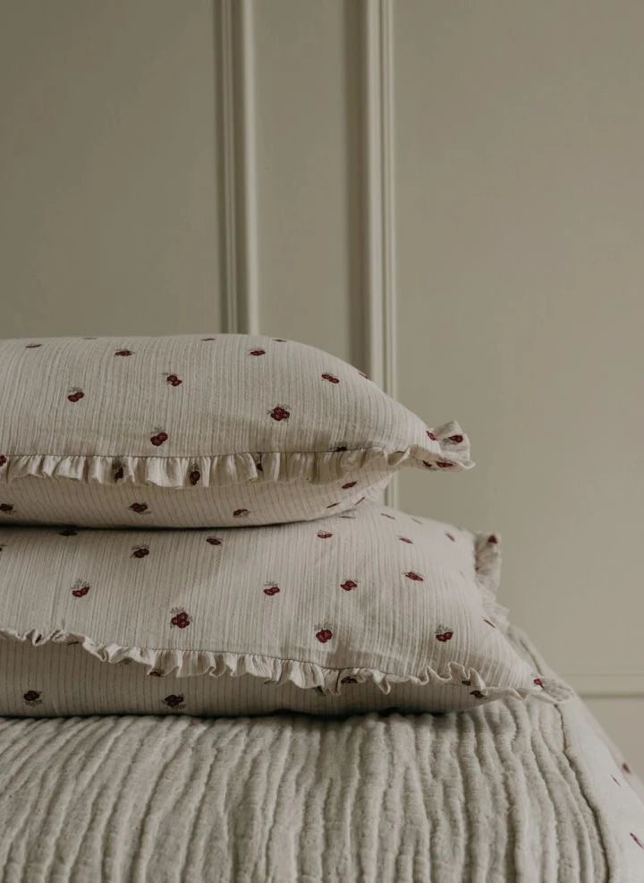 garbo&friends - Rosehip Ruffled Pillowcase