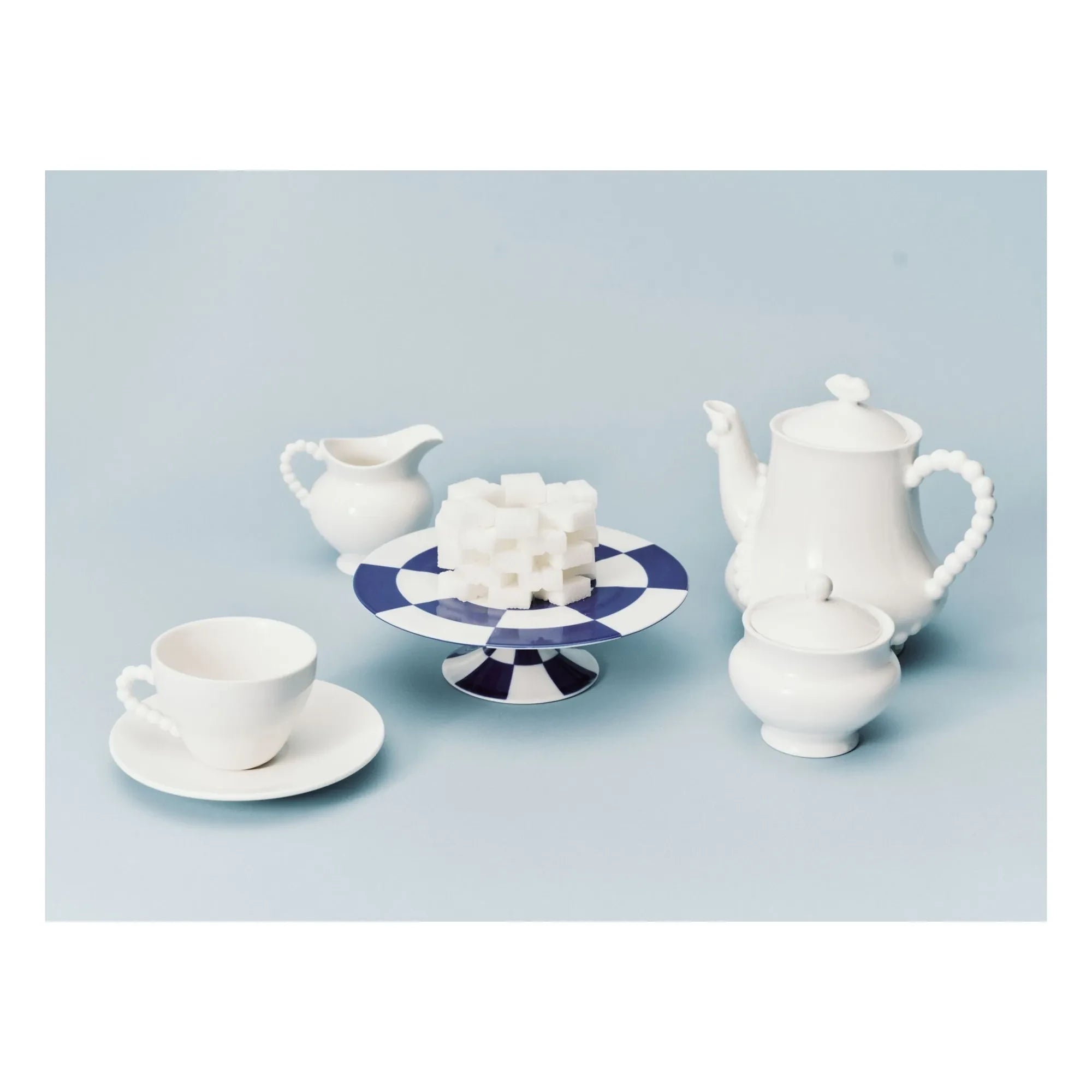 Serax - Perle Fine cups and saucers, Wouters & Hendrix - Set of 2 | White