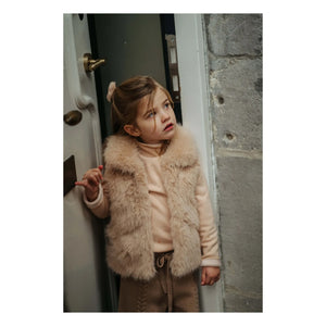 Donsje - Roswita Fur Vest | Peach