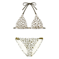 Lison Paris - Savanna Leopard 2-Piece Swimsuit | Ecru