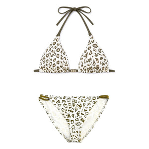 Lison Paris - Savanna Leopard 2-Piece Swimsuit | Ecru