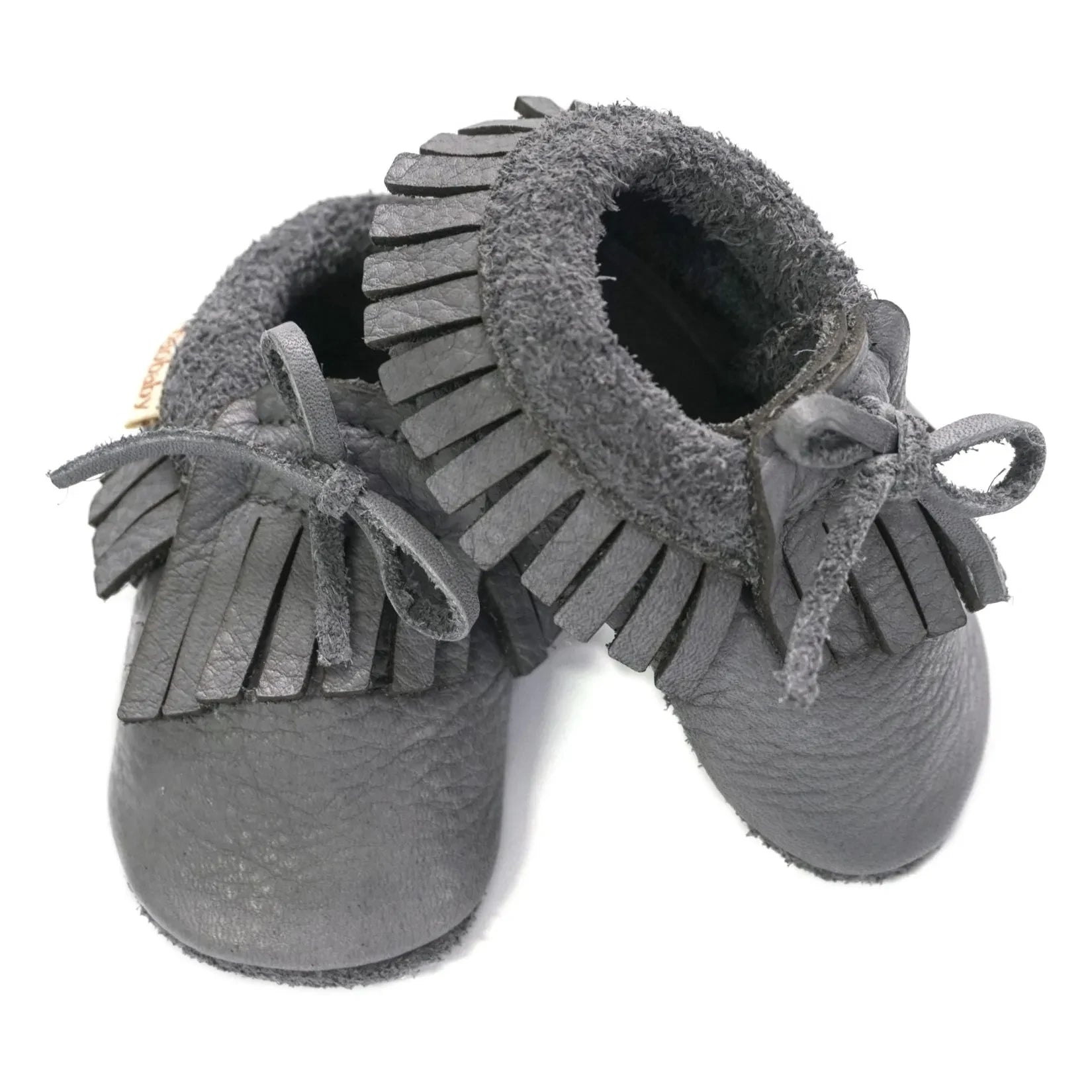 Baobaby - Fringed Sandals | Gray