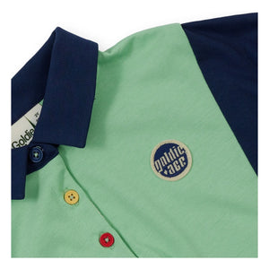 Goldie + Ace - Rugby Polo Collar Sweatshirt | Green