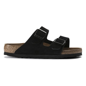 BIRKENSTOCK - Suede and Nubuck Arizona Sandals - Adult Collection | Black