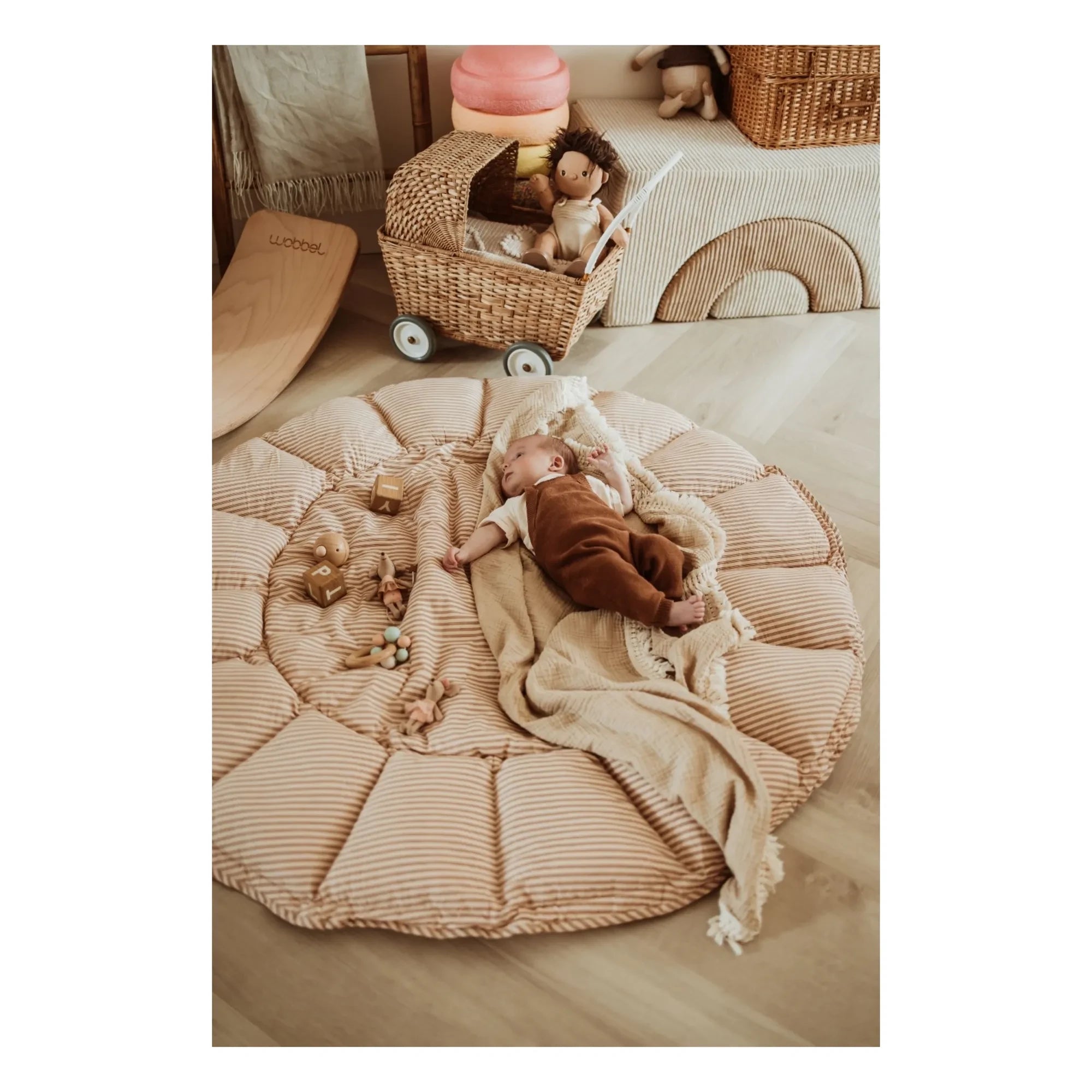 Play and Go - Coco Play Mat - Stripes | Mustard