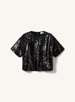 Sofie Schnoor - Felucasy Sequin Blouse | Black