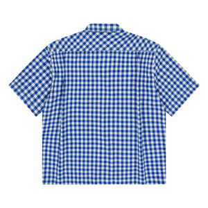 Kappy - Linen Checkered Jacket | Blue