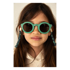 Cream - Round Green Sun Glasses with Green Label | Green