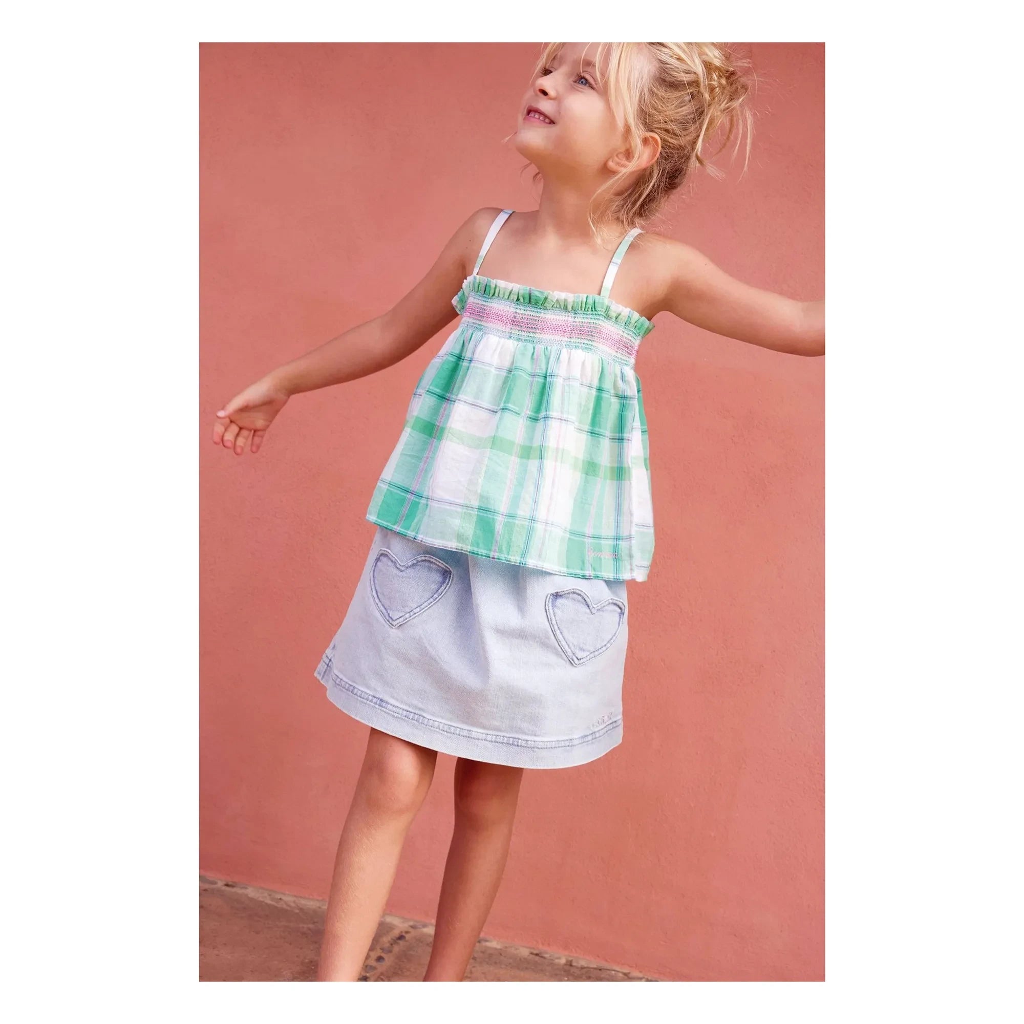 Bonton - Douchka Denim Skirt | Light Blue