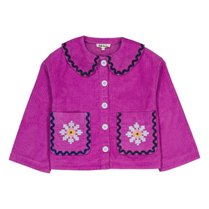 Hello Simone - Duchesse Velvet Jacket | Pink
