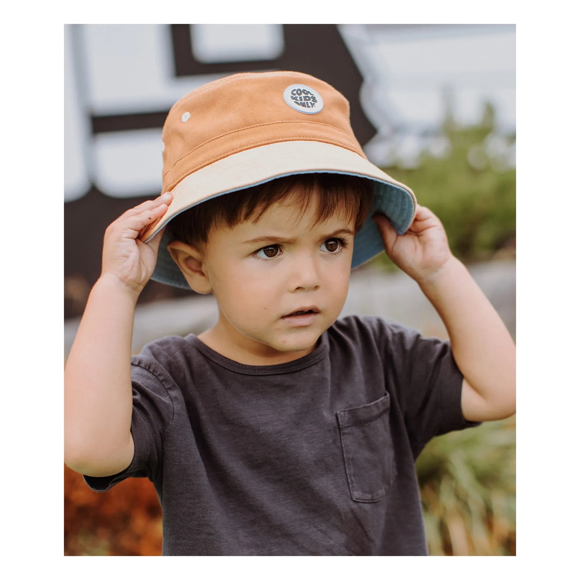 Hello Hossy - Bob Drawstring Adjustable Mini Organic Cotton | Orange