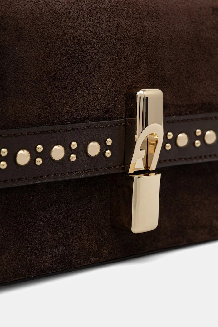 Furla kadın süet crossbody çanta