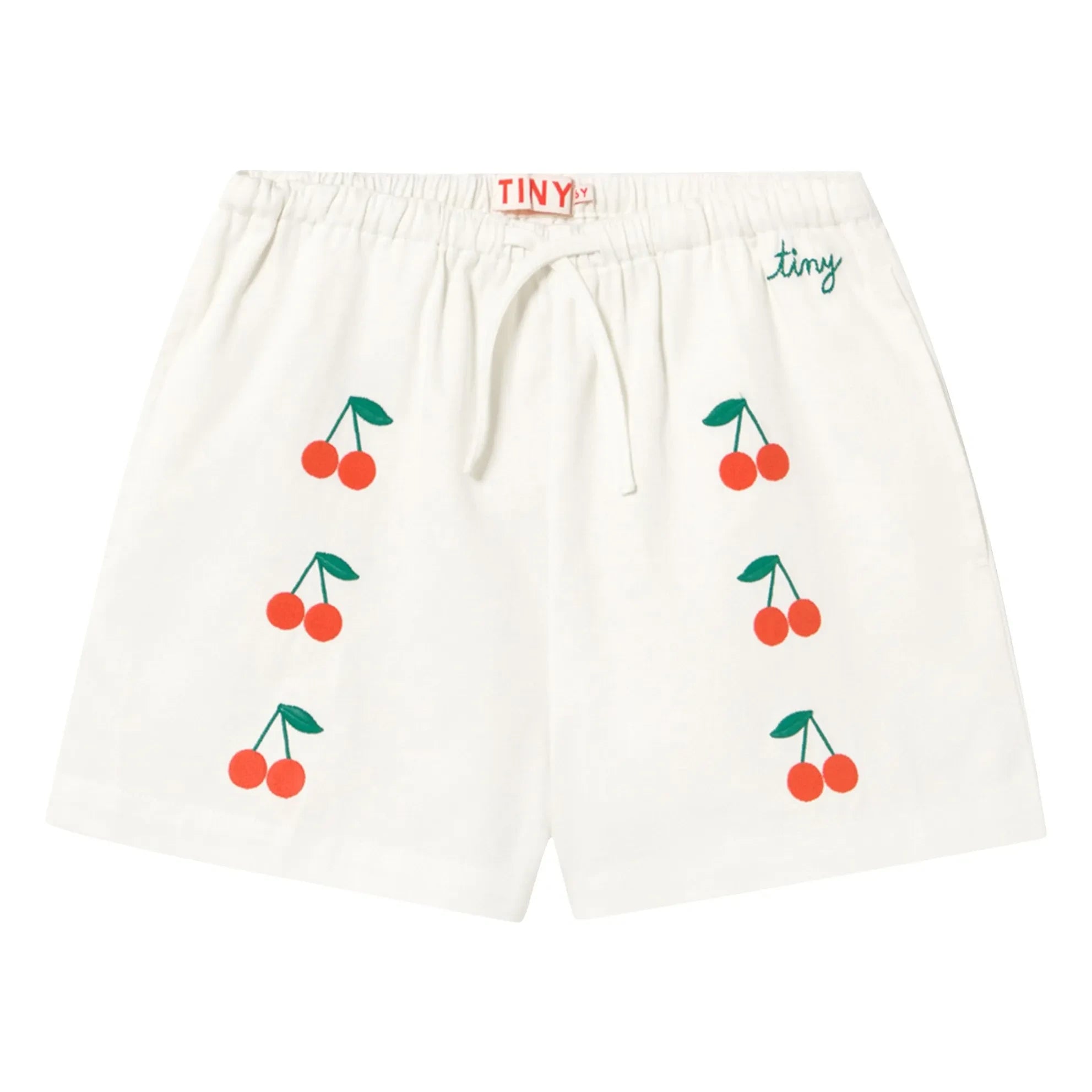 Tinycottons - Short Cherry Twill | White
