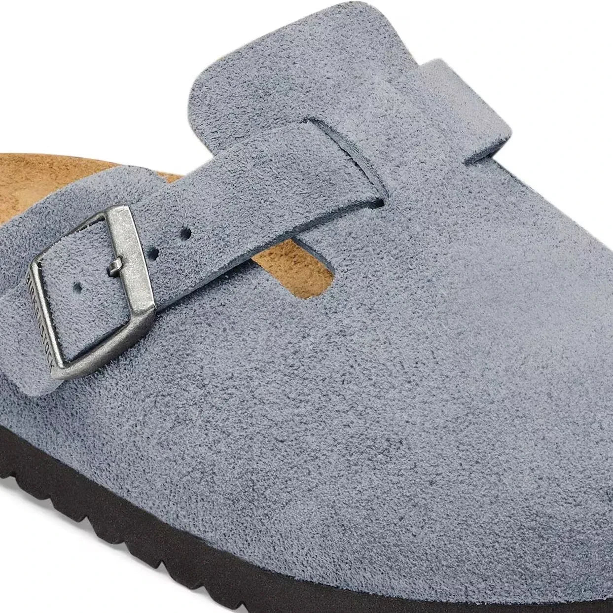 BIRKENSTOCK - Bostons Süet Terlikler | Mavi